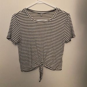 Casual tie up tee